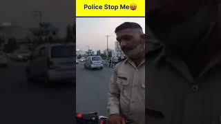 Crazy Police man Stopped me-#shorts #motovlog #minivlog