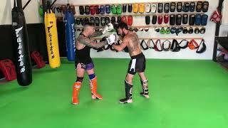 Liam Harrison and Tyler Linnehan technical sparring