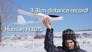 Hubsan H301S Spy Hawk RTF FPV - New distance record of 3.3kms!