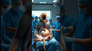 monkey treatment mordent hospital #animalsrescue #wildliferescue #worldwide #wildlife #humanity