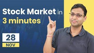 Indian Stocks may rally again !! 3 Minute Analysis