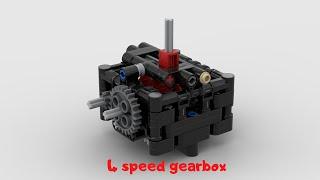 Lego Technic 4-speed gearbox w/ instructions