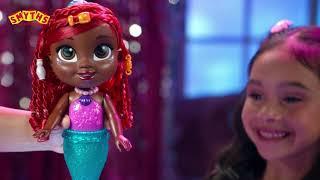 Disney Junior Ariel Splash 'N' Glow Ariel Doll - Smyths Toys