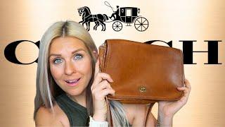 1980s Vintage Coach Convertible Clutch Rehab