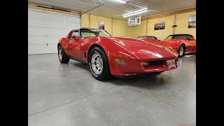 1981 Red Corvette 4spd For Sale