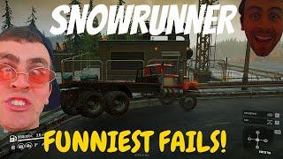 SnowRunner Funniest Fails And Glitches Compilation!