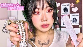 Dress To Impress Lana does your Nails + Styles you ASMR