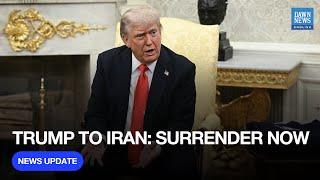 US President Trump Threatens Iran’s Supreme Leader Khamenei Amid Rising Conflict With Israel | Dawn