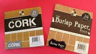 Cork and Burlap Stacks from DCWV