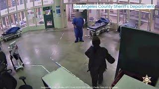 Video shows inmate sucker punching, attacking a Los Angeles County jail worker