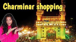 Charminar shopping vlog in telugu family shopping | bhanu talks |