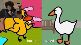 THEY COMING WITH THAT ENERGY! | The Duck Song vs Untitled Goose Game - Rap Battle!