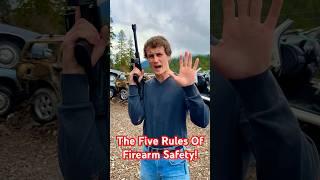 The first Five Rules Of Firearm Safety! #shorts #22lr