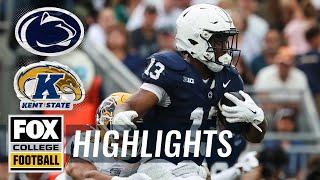 Kent State Golden Flashes vs. No. 10 Penn State Nittany Lions Highlights | FOX College Football