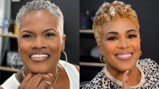 25 Pretty & Gorgeous Short Natural Haircuts for Black African AMERICAN Women Over 50 in 2024