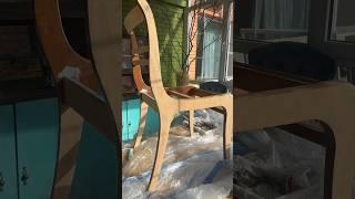 Превращение стула из гаража #редизайн #перекраскамебели #своимируками #декор #дом #diy #винтаж