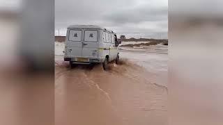 Así han sido las excepcionales lluvias torrenciales sobre el Sáhara