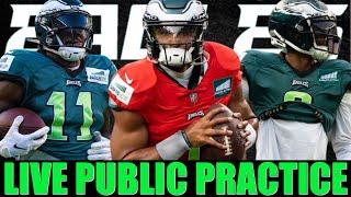 Philadelphia Eagles LIVE Public Practice Reactions and Updates!!