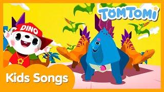 The Stegosaurus Song | Dinosaur Song | Children's Song | Dinosaur Cartoon | TOMTOMI Songs for Kids