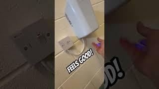 FEELS GOOD! #electricalwork #toilet #electrician #testing #test #bristol #sparky #electical