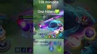 10k minions vs One Hiters️ #mobilelegends #mobilelegendsbangbang #mlbbcreatorcamp #mlbbshorts #ml