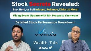 Bajaj Auto, Infosys, Reliance & More: Buy/Hold or Sell? + Vizag Event Update with Prasad & Yashwant