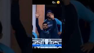 ind vs eng /virat and rohit angry moment in pavilion ... day -04...