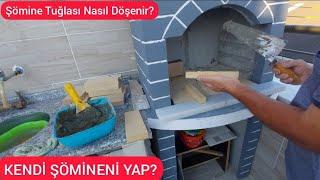 Teras kata barbekü yapımı | Balkona şömine yaptık