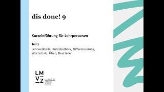 «dis donc! 9» 1/2 | Lehrmittelverlag Zürich