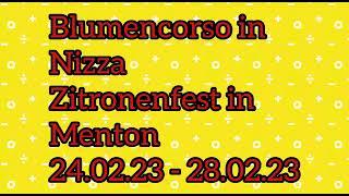 Busreisen Felner Zitronenfest in Menton und Blumenkorso in Nizza