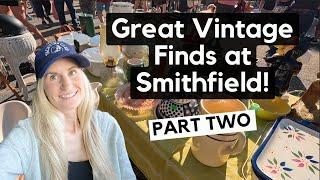 Exploring Hidden Vintage Treasures PART TWO: Come Along As I Shop At the Smithfield Antiques Market!