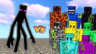 Mutant Enderman Vs Extra Golems in Minecraft