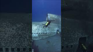 The Tri-Star aircraft wreck lies approximately 15 to 28 meters deep. #diving #underwater