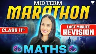 Class 11th Maths | LAST MINUTE REVISION | Half Yearly 2024 | By Shivani Ma'am