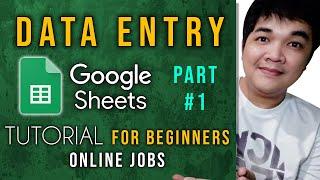 ONLINE JOBS Data Entry Google Spreadsheet Tutorial For Beginners Online Jobs Philippines