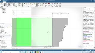 How to use the sweep feature in (DSM) design spark mechanical  to create a window or frame molding.