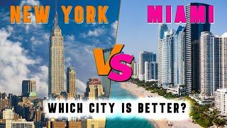 NEW YORK vs MIAMI | Which Place Is Better To Live? | Pros & Cons of EACH