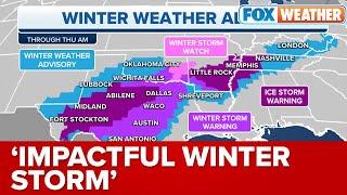 'This Is An Impactful Winter Storm,' NWS Fort Worth Says