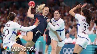 Norway burns through France in a high-energy match to win women's handball gold | Paris Olympics