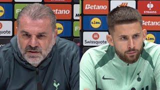 FULL PRESS CONFERENCE: Ange Postecoglou and Guglielmo Vicario: Tottenham v AZ Alkmaar: Europa League