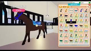 I WENT HORSE RIDING IN A HORSE ALLEY | roblox