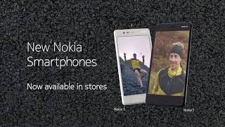 The new Nokia 3 or Nokia 5 smartphone with the pure Android experience