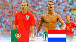 Portugal 2 - 1 Netherlands ● Semifinal Euro 2004 | Extended Highlights & Goals