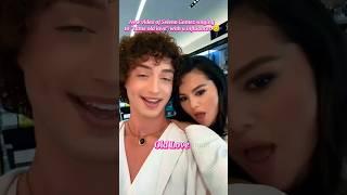 Selena Gomez singing her old song with an influancer️#selenagomez #shorts #sameoldlove #tiktok #fyp