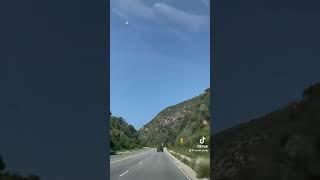 Beautiful drive to the Pacific Palisades Highlands in Los Angeles ️ #losangeles #pacificpalisades