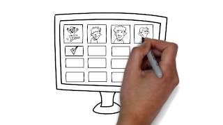 Doodle Video - Assign Job Scheduling Software - by Cartoon Media Online Video Production company Uk