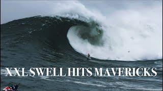 XXL surf BIGGEST MAVERICKS of the YEAR!!