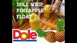 easy recipe: Disney Dole Whip Pineapple Float. creamy, soft and delicious