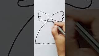 Draw a fairy step by step # baby drawing # Pencil drawing # viral drawing # easy drawing # Art.