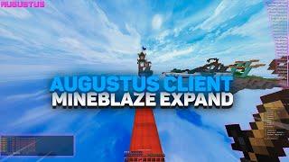 AUGUSTUS CLIENT - ЛУЧШИЙ ЧИТ НА MINEBLAZE/DEXLAND | EXPAND SCAFFOLD 9 BPS | I Ft. MinecraftCheats_